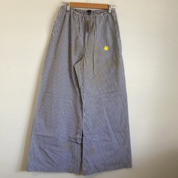 J Crew Womens Cosmo pant in oxford stripe Small Navy Stripe - Picture 3 of 7